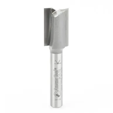Amana 45240 Carbide Tipped Straight Plunge 12mm D x 3/4 CH x 1/4" Shank Router Bit