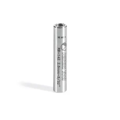 Amana RB-142 High Precision Steel Router Collet Reducer 4mm Overall D x 2.5mm Inner D x 20mm Long