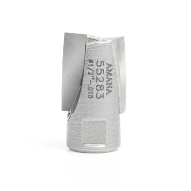 Amana 55283 Carbide Tipped Mortising Screw Down Shear Cutter 1/2 - 0.015 D x 0.605 CH x 1/4 - 28