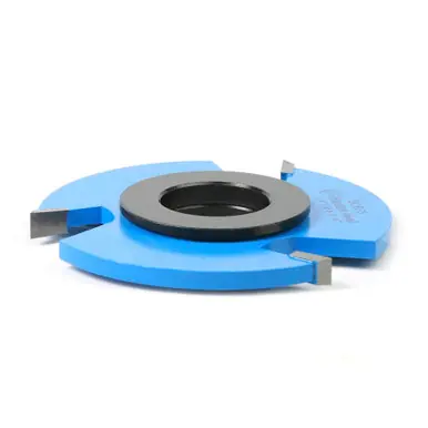 Amana SC673 Carbide Tipped 3-Wing Straight Edge 3-3/8 D x 1/4 CH x 1 & 1-1/4 Bore Shaper Cutter