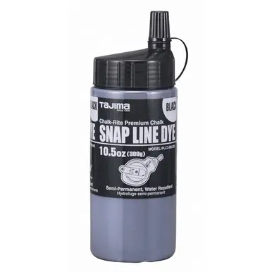 TAJIMA PLC3-BK300 - Black 10.5oz Permanent Chalk Line Dye