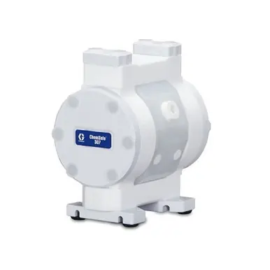GRACO 24X427 - ChemSafe 307 Air Operated Double Diaphragm Plastic Pump w/ PTFE Seat, PTFE Ball,