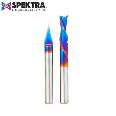 Amana AMS-115-K 2-Pc Spektra Signmaking 1/4" Shank Router Bit Pack