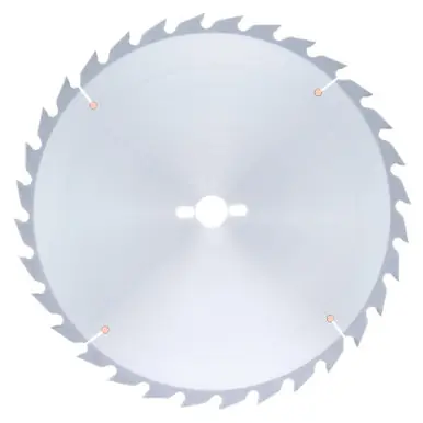 Amana 616320-30 Carbide Tipped Ripping Standard 16" D x 32T FT, 18 Deg, 30MM Bore, Circular Saw