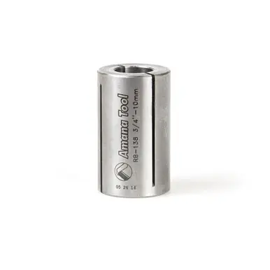 Amana RB-138 High Precision Steel Router Collet Reducer 3/4 Overall D x 10mm Inner D x 1-1/4"