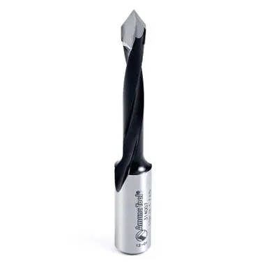 Amana 314007 Carbide Tipped Through-Hole Boring Bit R/H 1/4 D x 70mm Long x 10mm Shank