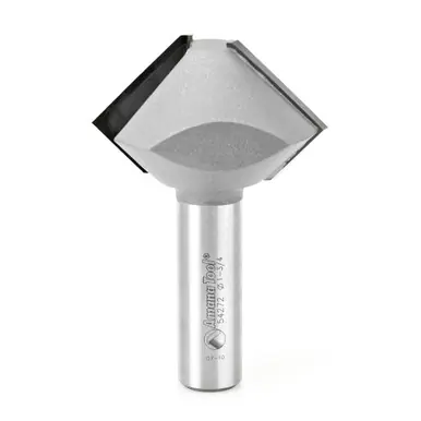 Amana 54272 Carbide Tipped Multi-Sided Glue Joint 45 / 45 Deg x 1-3/4 D x 1-3/64 CH x 1/2" Shank
