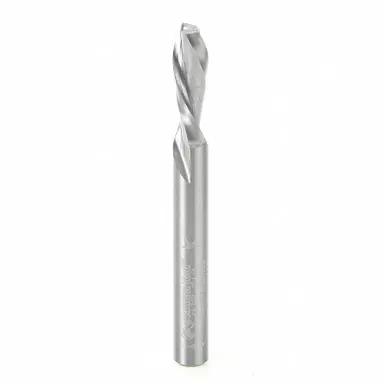 Amana 46202 Spiral Plunge 1/4 D x 3/4 CH x 1/4 Shank x 2-1/2" 2 Flute Down-Cut Router Bit