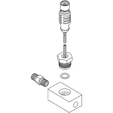GRACO 24P600 - Pressure Transducer Kit, 100 PSI (7 bar, 0.7 MPa). Used to measure fluid or air