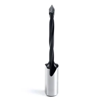 Amana 314004 Carbide Tipped Through-Hole Boring Bit R/H 4mm D x 70mm Long x 10mm Shank