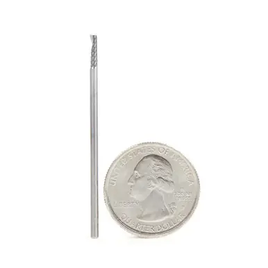 Amana 57310 Metric CNC Spiral O-Single Flute, Plastic Cutting 2 D x 8 CH x 2 Shank x 50mm Long