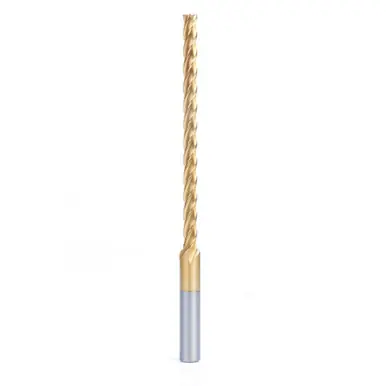 Amana HSS1210 Foam Cutting Square End 1/4 D x 4 CH x 3/8 Shank x 6" Extended Reach CNC High Speed
