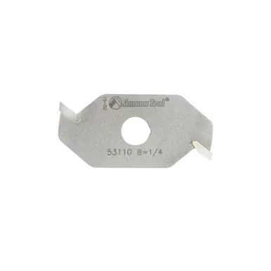 Amana 53110 Slotting Cutter 2 Wing x 1-7/8 D x 1/4 CH x 5/16 Inner D
