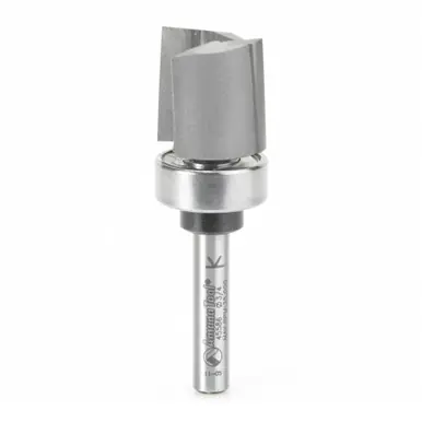 Amana 45586 Carbide Tipped Mortising 3/4 D x 3/4 CH x 1/4" Shank w/ Upper Ball Bearing Router Bit