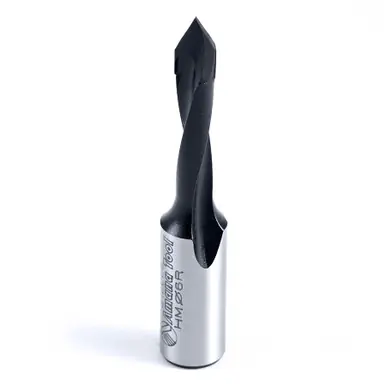 Amana 313006 Carbide Tipped Through-Hole Boring Bit R/H 6mm D x 57mm Long x 10mm Shank