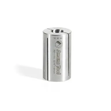 Amana RB-135 High Precision Steel Router Collet Reducer 3/4" Overall D x 8mm Inner D x 1-1/4"
