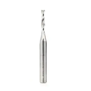 Amana 51766 CNC Spiral Double O-Flute, Plastic Cutting 1/8 Dia x 3/4 CH x 1/4 Shank x 2-1/2" Up-Cut