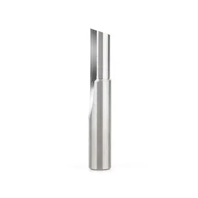Amana 43539 Spiral O-Single Flute Straight Grind Aluminum Cutting 1/2 D x 1 CH x 1/2 Shank x 3"