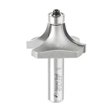 Amana 49519 Carbide Tipped Corner Rounding 5/8 R x 1-3/4 D x 7/8 CH x 1/2" Shank w/ Lower Ball
