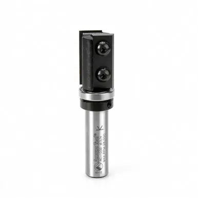 Amana RC-1230 Insert Flush Trim Template 3/4 D x 30mm CH x 1/2" Shank w/ Upper Ball Bearing Router
