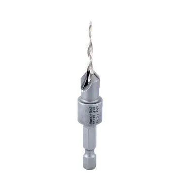 Amana 55626 Carbide Tipped Countersink Taper 10 Screw 3/8 D x 1/8 Drill D x 1/4 Hex Shank