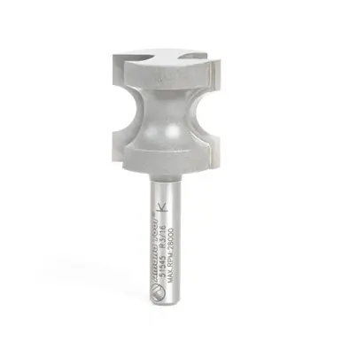 Amana 51545 Carbide Tipped Bullnose 3/16 Radius x 7/8 Dia x 7/8 Cut Height x 1/4" Shank Router Bit