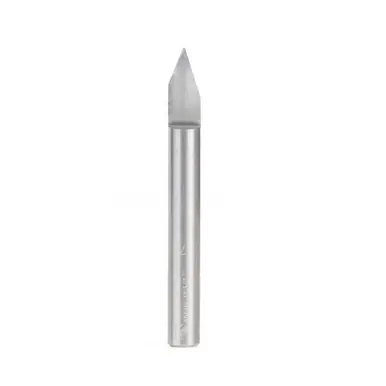 Amana 45602 45 Degree Engraving 0.020 Tip Width x 1/4 Shank x 2-1/4" Signmaking Router Bit