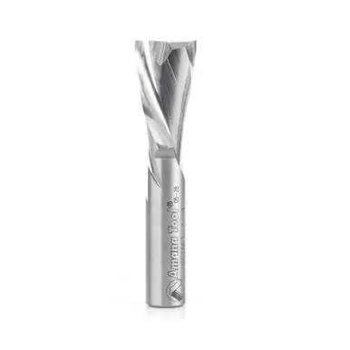 Amana HSS1663 HSS Spiral Aluminum Cutting Double Flute Down-Cut 3/4 D x 1-1/4 CH x 1/2 Shank 3-1/4"