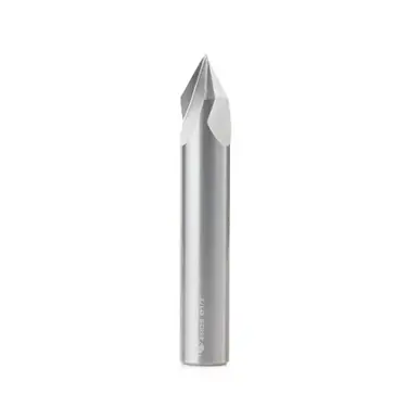 Amana 45629 V Groove 60 Deg x 1/2 D x 7/8 CH x 1/2" Shank Router Bit