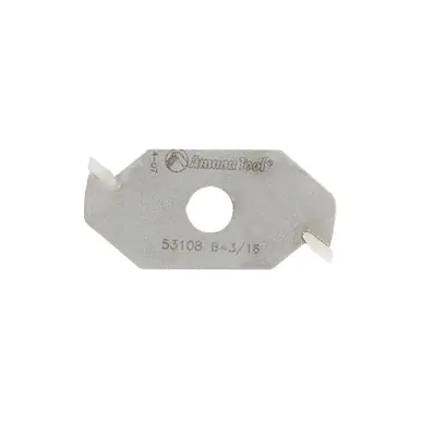Amana 53108 Slotting Cutter 2 Wing x 1-7/8 D x 3/16 CH x 5/16 Inner D