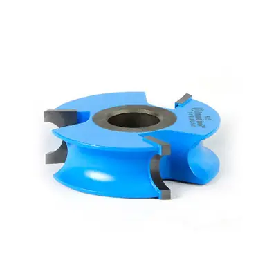 Amana 925 Carbide Tipped 3-Wing Bullnose 1/4 R x 1/2 Bead R x 2-5/8 D x 13/16 CH x 1/2 & 3/4 Bore