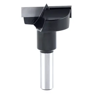Amana EB-351 Carbide Tipped Economy Hinge Boring Bit R/H 35mm D x 90mm Long x 3/8 Shank
