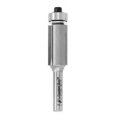 Amana 47104 Carbide Tipped Flush Trim 1/2 D x 1 CH x 1/4 Shank x 2-5/8" Router Bit w/ Lower Ball