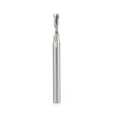 Amana HSS1651 HSS Spiral Aluminum Cutting Double Flute Down-Cut 3/16 D x 5/8 CH x 1/4 Shank 2-7/8"