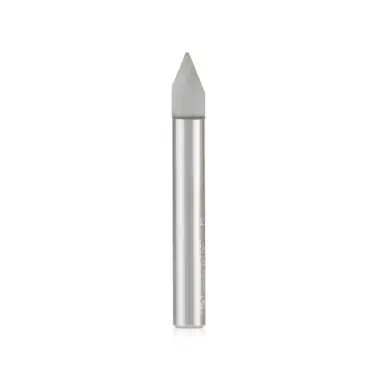 Amana 45623 45 Degree Engraving 0.042 Tip Width x 1/4 Shank x 2" Signmaking Router Bit