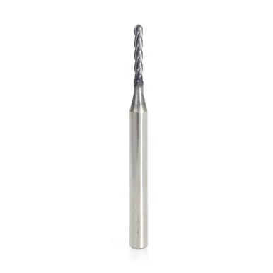 Amana 51760 Mini Spiral for Steel, Stainless Steel & Composites, AlTiN Coated 0.030 Radius x 0.060