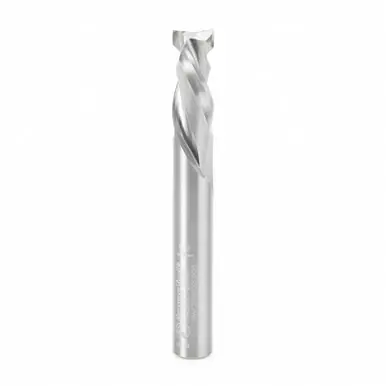 Amana 46367 CNC Mortise Compression Spiral 3/8 D x 7/8 CH x 3/8 Shank x 3" 2 Flute Router Bit