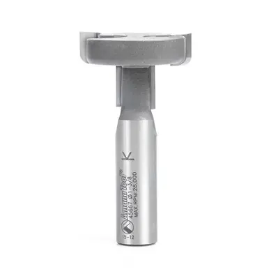 Amana 45667 T-Slot Rounded Edge 1-3/8 D x 7/8 CH x 1/2" Shank Router Bit