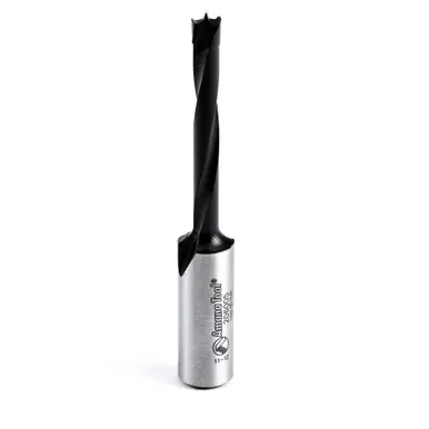 Amana 206005 Carbide Tipped Brad Point Boring Bit R/H 5mm D x 70mm Long x 10mm Shank High