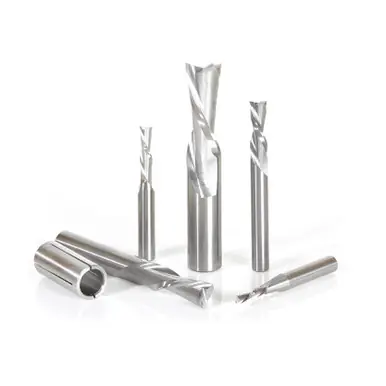 Amana AMS-122 5-Pc Up-Cut Spiral Router Bit Collection