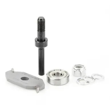 Amana 53309 Slotting Cutter Assembly 2 Wing x 1-7/8 D x 7/32 CH x 1/4" Shank Router Bit