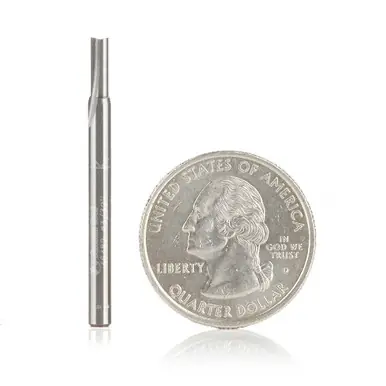 Amana 46482 Straight Plunge High Production 3/32 D x 1/4 CH x 1/8 Shank x 1-1/2" Router Bit