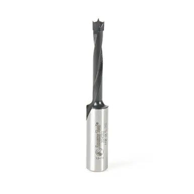 Amana 204052 Carbide Tipped Brad Point Boring Bit R/H 5.2mm D x 70mm Long x 10mm Shank