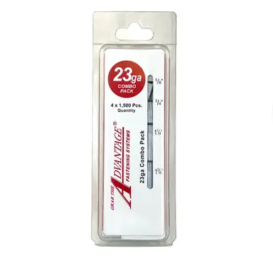 Advantage F23SP - 23 Gauge Pin Combo Pack 5/8" - 1-3/8"