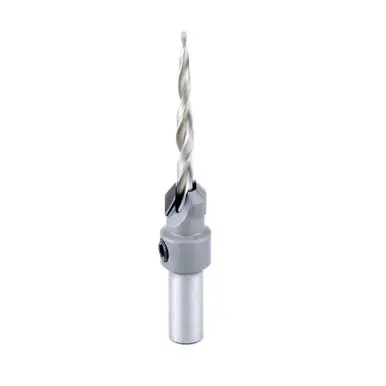 Amana 55610 Carbide Tipped Countersink Taper 10 Screw 3/8 D x 3/16 Drill D x 5/16 Round Shank
