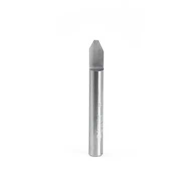 Amana 45768 60 Degree Engraving 0.090 Tip Width x 1/4 Shank x 2" Signmaking Router Bit