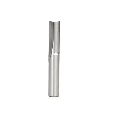 Amana HSS1613 HSS Straight V Flute Foam Cutting 3/8 D x 1 CH x 3/8 Shank x 2-1/2" Router Bit