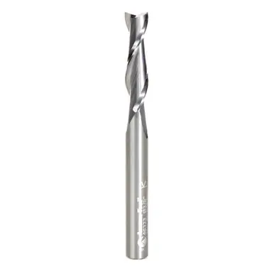 Amana 46323 Spiral Plunge 3/8 D x 1-1/2 CH x 3/8 Shank x 4" 2 Flute Up-Cut Router Bit