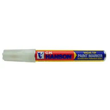 CH Hanson 10298 White Paint Markers - 12 Count Box