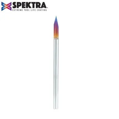 Amana 45630-K Spektra 30 Degree Engraving 0.005 Tip Width x 1/8 Shank x 2-1/4" Signmaking Router Bit
